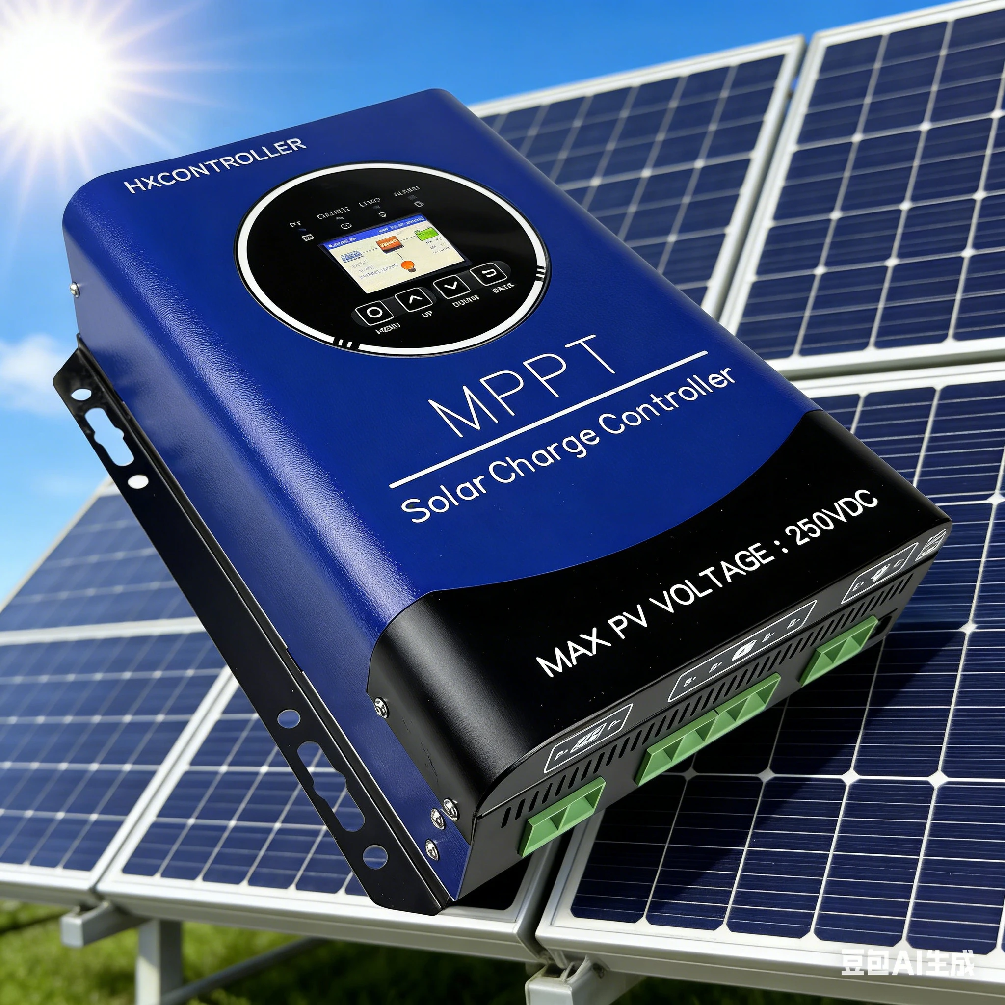New 250VDC 60A 7200W MPPT Solar Panel System Charge Controller Regulator PV Charger 12-120V Built IN WIFI Device For Off grid