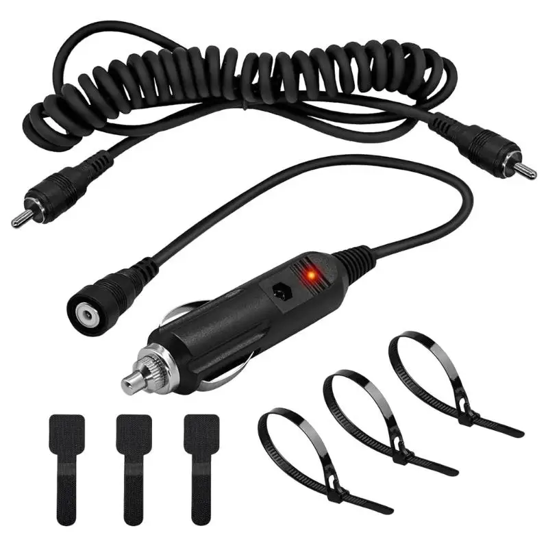 

02DE 12V Heated Face Cable Helmet Power Cable for Skiing & Snowmobile Riding