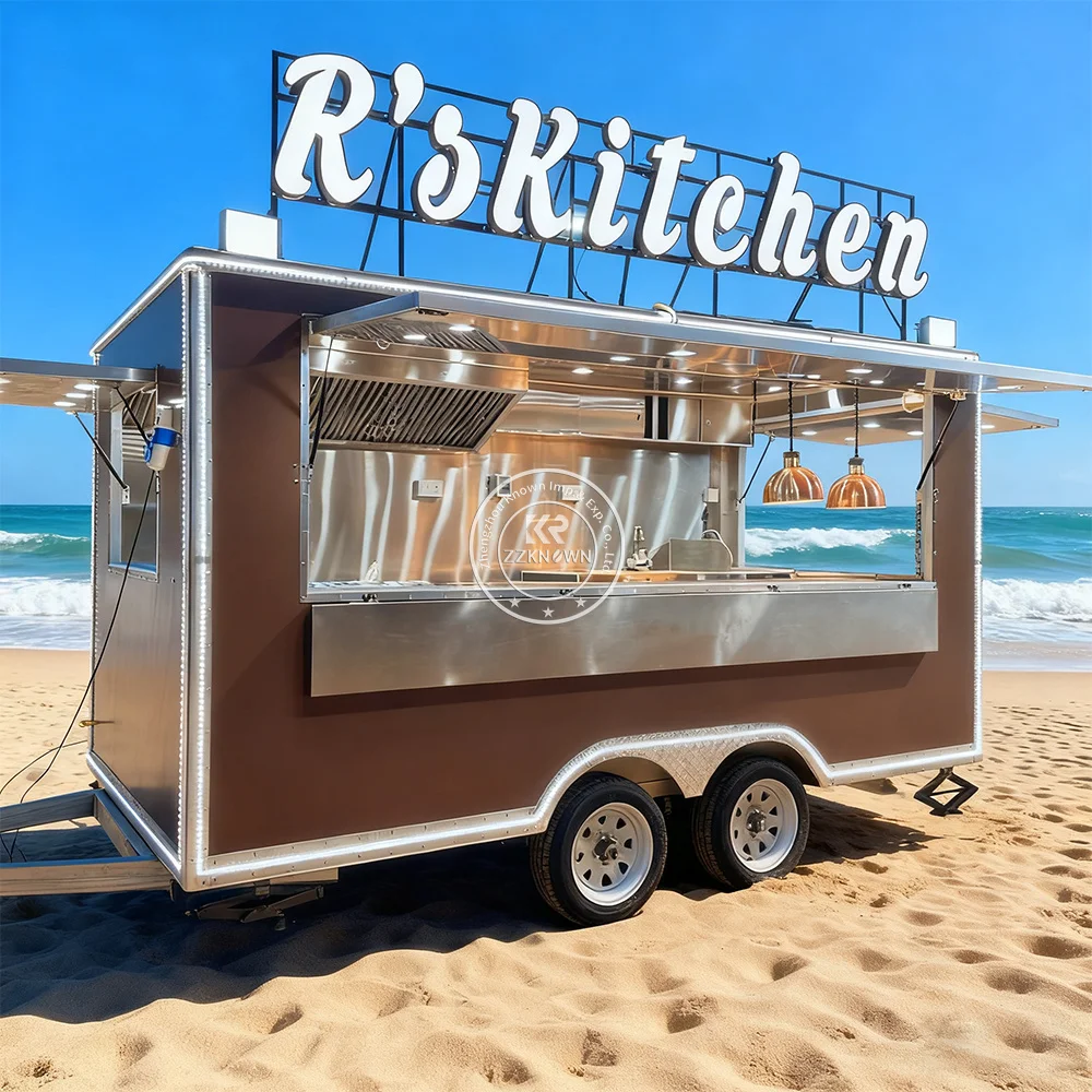 

Грузовик для фаст-фуда Ресторан Тележка для еды Торговый фургон Кейтеринг Грузовик Мобильный прицеп для еды на продажу в Австрии