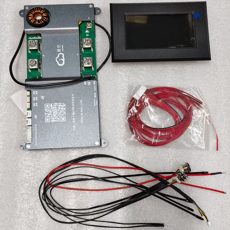 

JK BMS Smart Active Balance QB2A8S20PHC 2A 4S-8S 200A 12V 24V BT Heat Display For Lifepo4 Li-ion LTO Battery JK BMS