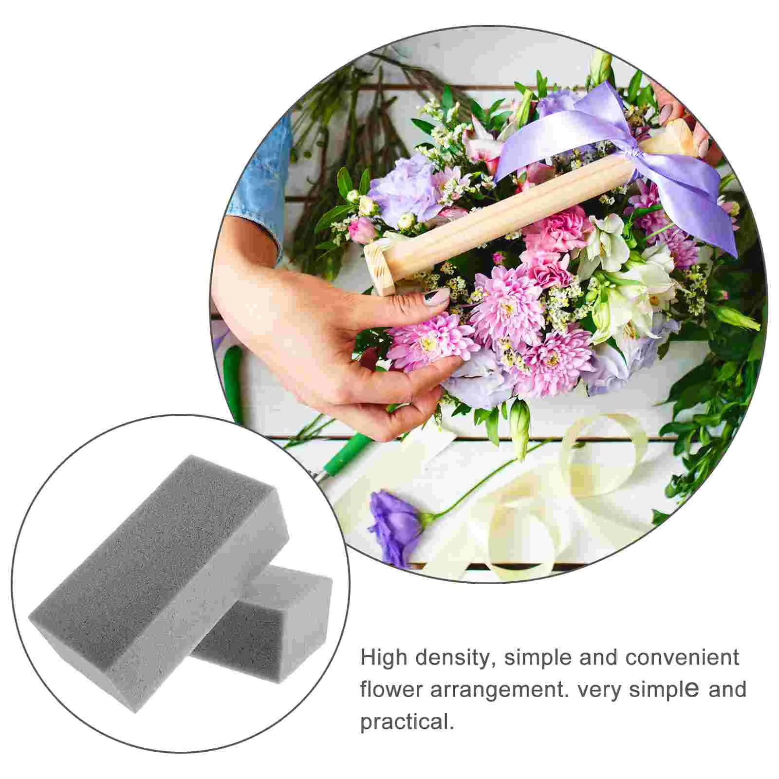 5 Pcs Floral Foam Bricks Flowers Crafts Blocks Board Packing Liner Express Insert Arrangement Professional