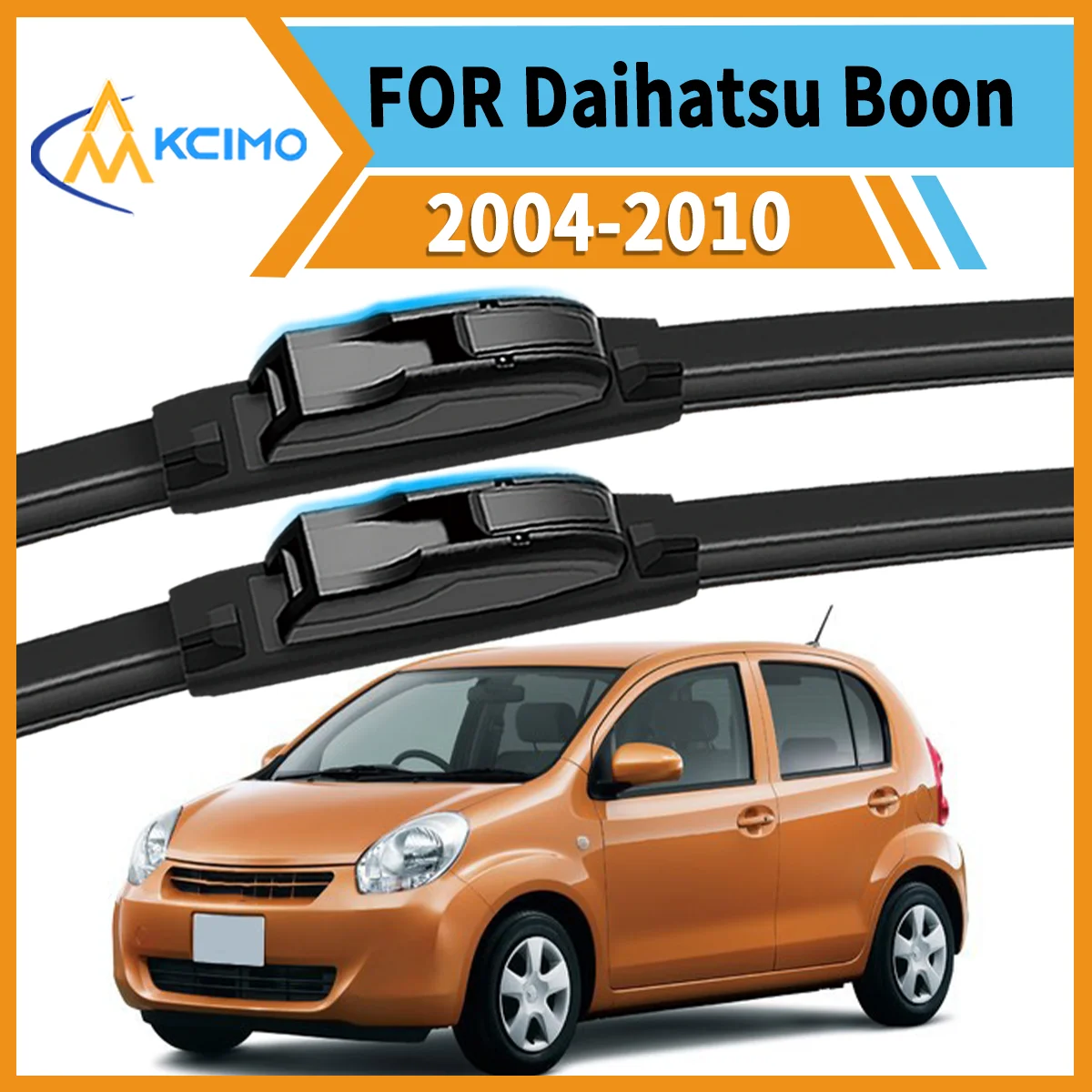 

2PCS Premium Windshield Wipers for Daihatsu Boon M300/AC10 2004-2010 All-Season Performance Smudge-Free Clean Safe Driving