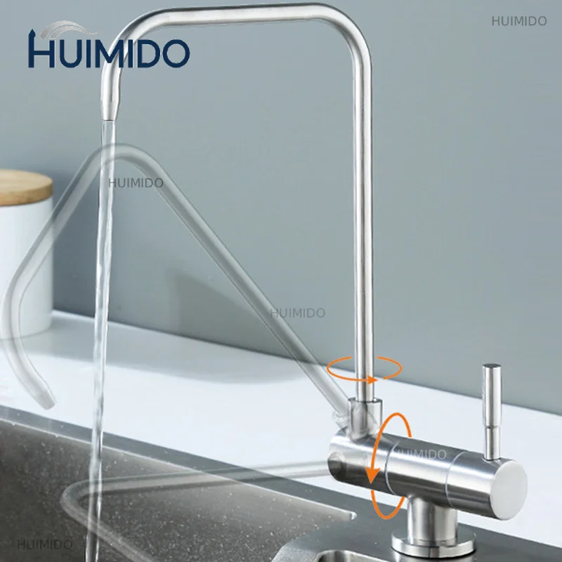 brushed-black-folding-filter-faucet-sus-304-stainless-steel-single-cold-water-drinking-faucet-kitchen-taps