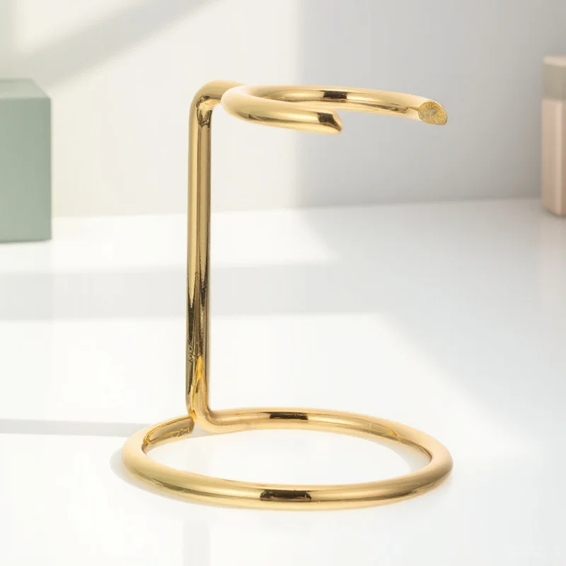 Scheerkwast Stand Scheermes Rack Metalen Houder voor Baard Scheerapparaat Blade Clippers Elektrische Scheerapparaten Mannen Badkamer ganizer Bespaar Ruimte Droog