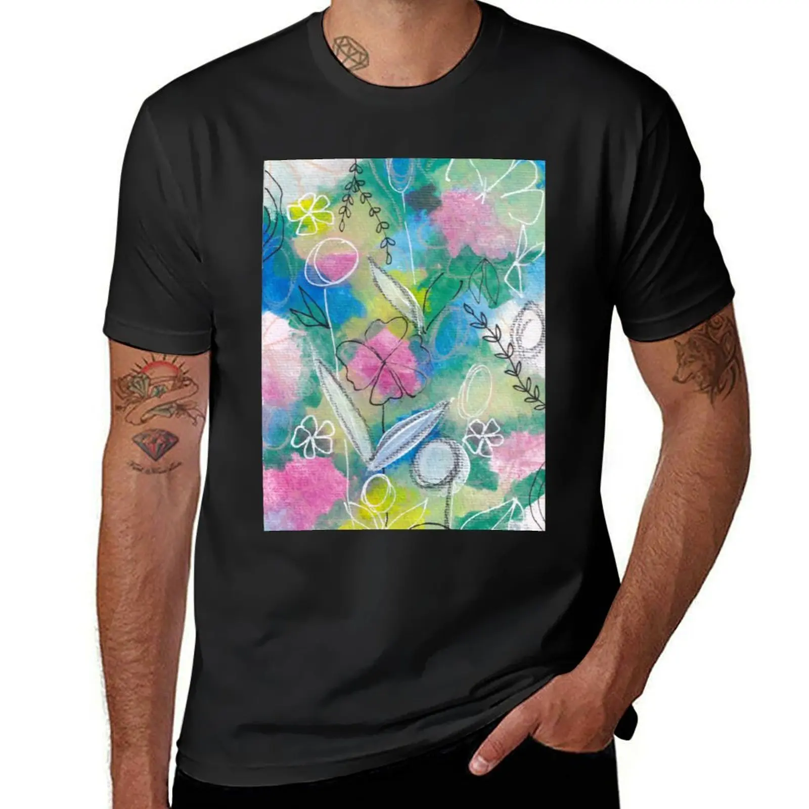 

Blossoms in Pastel T-Shirt new edition boys whites plus size tops hippie clothes t shirts men