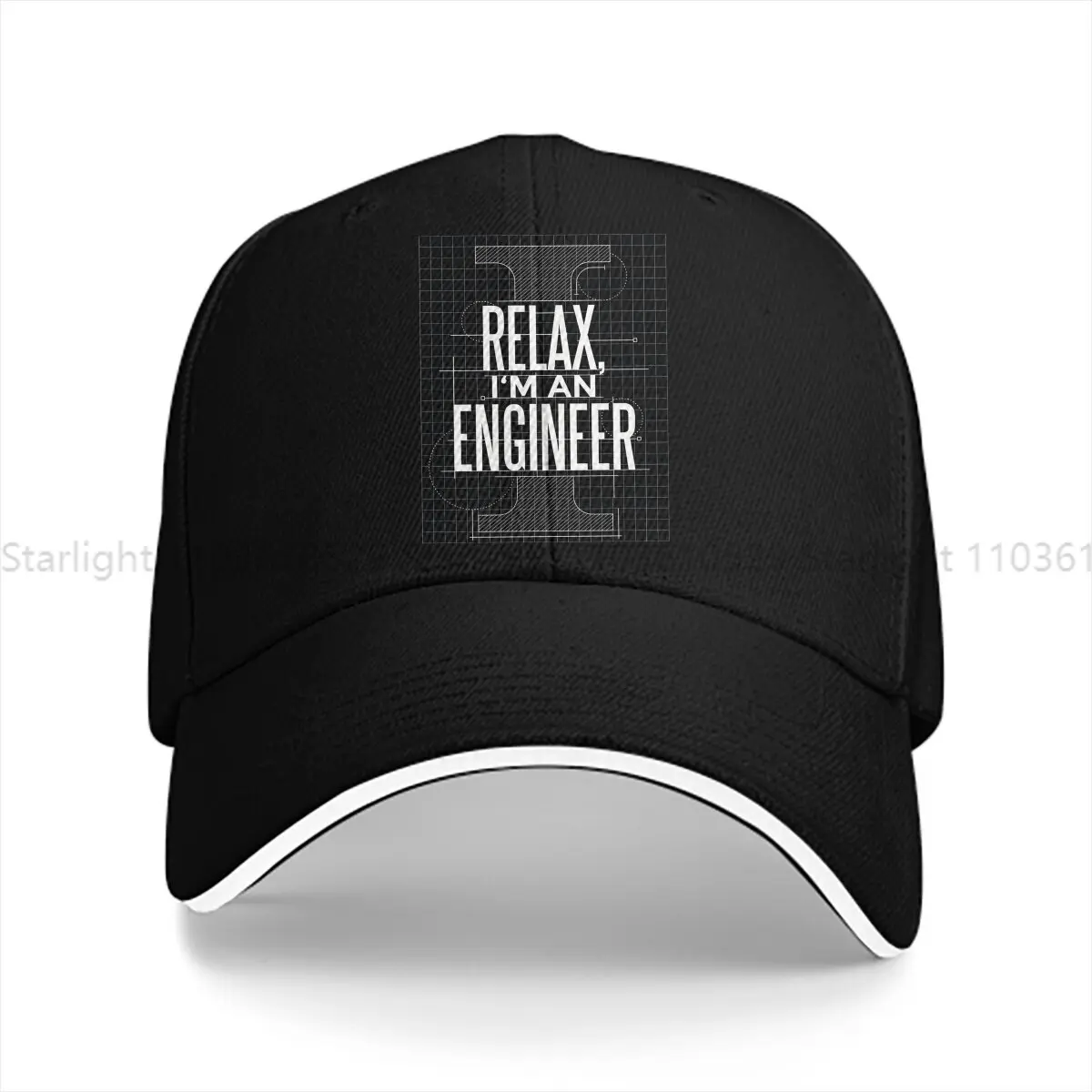 

Relax I'm An Baseball Caps Peaked Cap Engineer Sun Shade Hats for Men Women