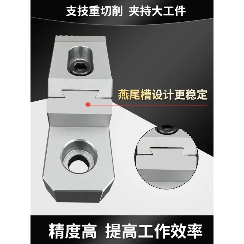 Heavy Duty CNC Machining Center Vise Flat Jaw Clamp Anti Warping Precision Milling Vice Fixture for Metalworking Mold Making