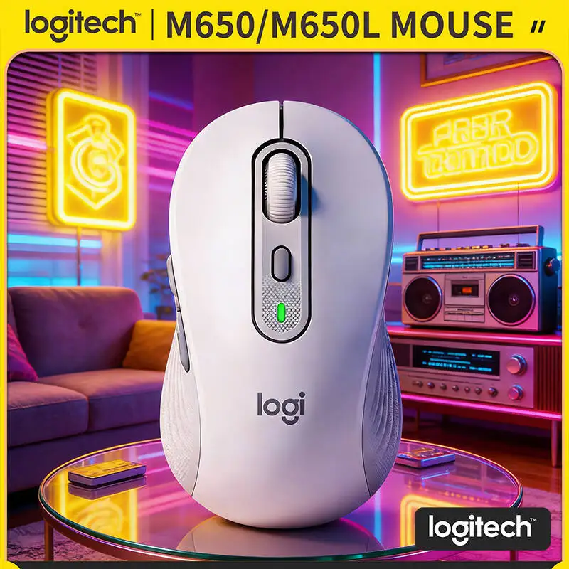 

Беспроводная мышь Logitech M650/M650L — эргономичный дизайн, бесшумные нажатия, сенсор 4000 DPI, совместимость с Windows, Mac, iPad