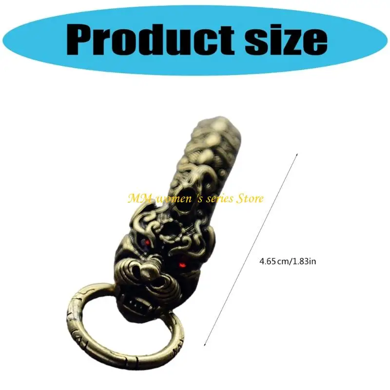 Q39C Creative Loong Keychains Keyrings Keyrings Theme