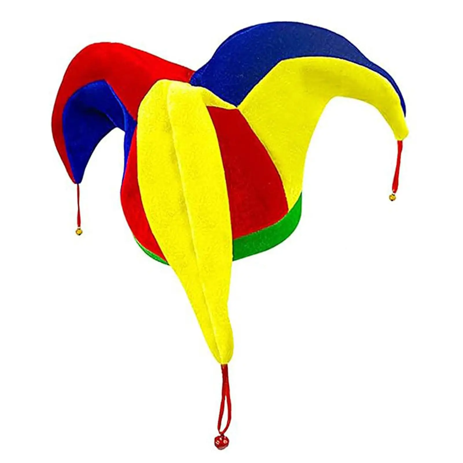 Cappello da clown per adulti Novità Arcobaleno Mardi Gras Cappello da festa per Carnevale di Halloween Spettacolo teatrale Vestito operato Costume da clown Cosplay