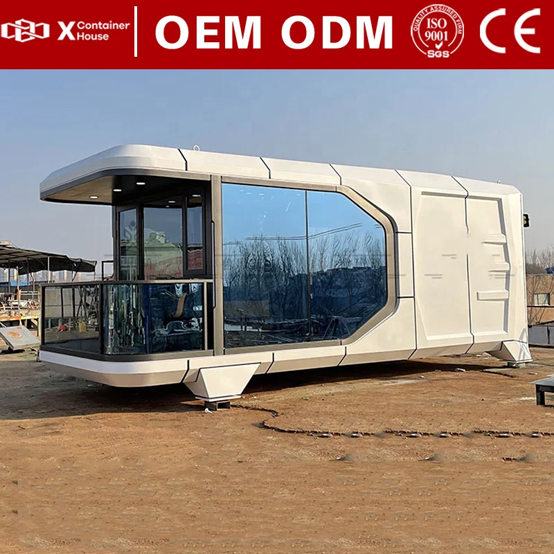 Modular Container Office Building Prefab Tiny House Prefabricated Mobile Houses Capsules to Live Prefabricated Hotel Rooms Home