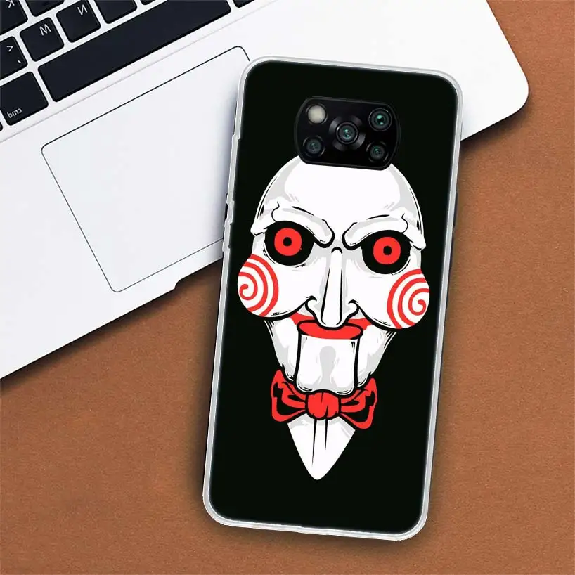 The Jigsaw Killer Horror Phone Case For Xiaomi Mi 11 Lite 11i 12X 12 9 8 12T 11T 10T 9T Pro 10 5X 6X Ultra 5G Cover Coque Capa