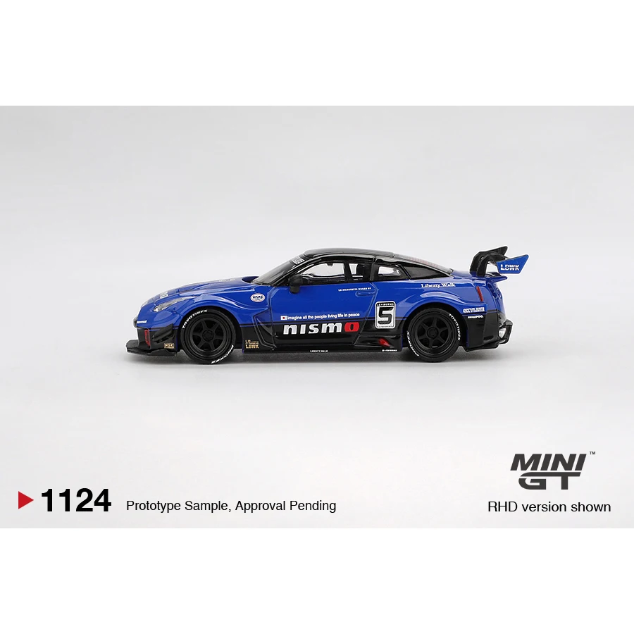PreSale MINIGT 1/64 Diecast نموذج سيارة نيسان 35GT-RR Ver.2 نفطة التعبئة والتغليف مجموعة نماذج عالية الأداء #3