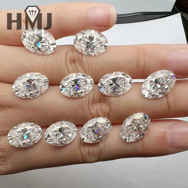 Super White D Color  Moissanite Diamond Round / Oval / Pear / Radiant / Emerald / Heart / Princess / Cushion / Asscher Shape GRA