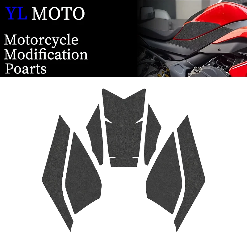 

Motorcycle Anti Slip Sticker Tank Traction Pad Side Knee Grip Protector For QJMOTOR SRK800RR GSR800 SRK600RS Motorcycle TankPad