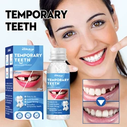 Moldable Fake Teeth Dental Repair Tools Denture Repair Beads for Fixing Filling Missing Broken Tooth High-fitting Dentures