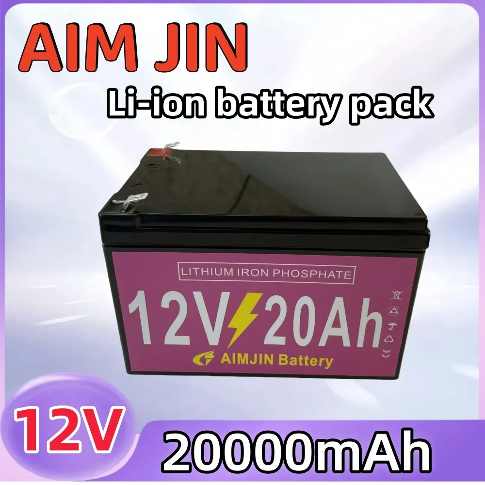 

12V 20Ah lithium-ion rechargeable battery pack, For power supply of electric vehicles, solar street lights, and other equipment