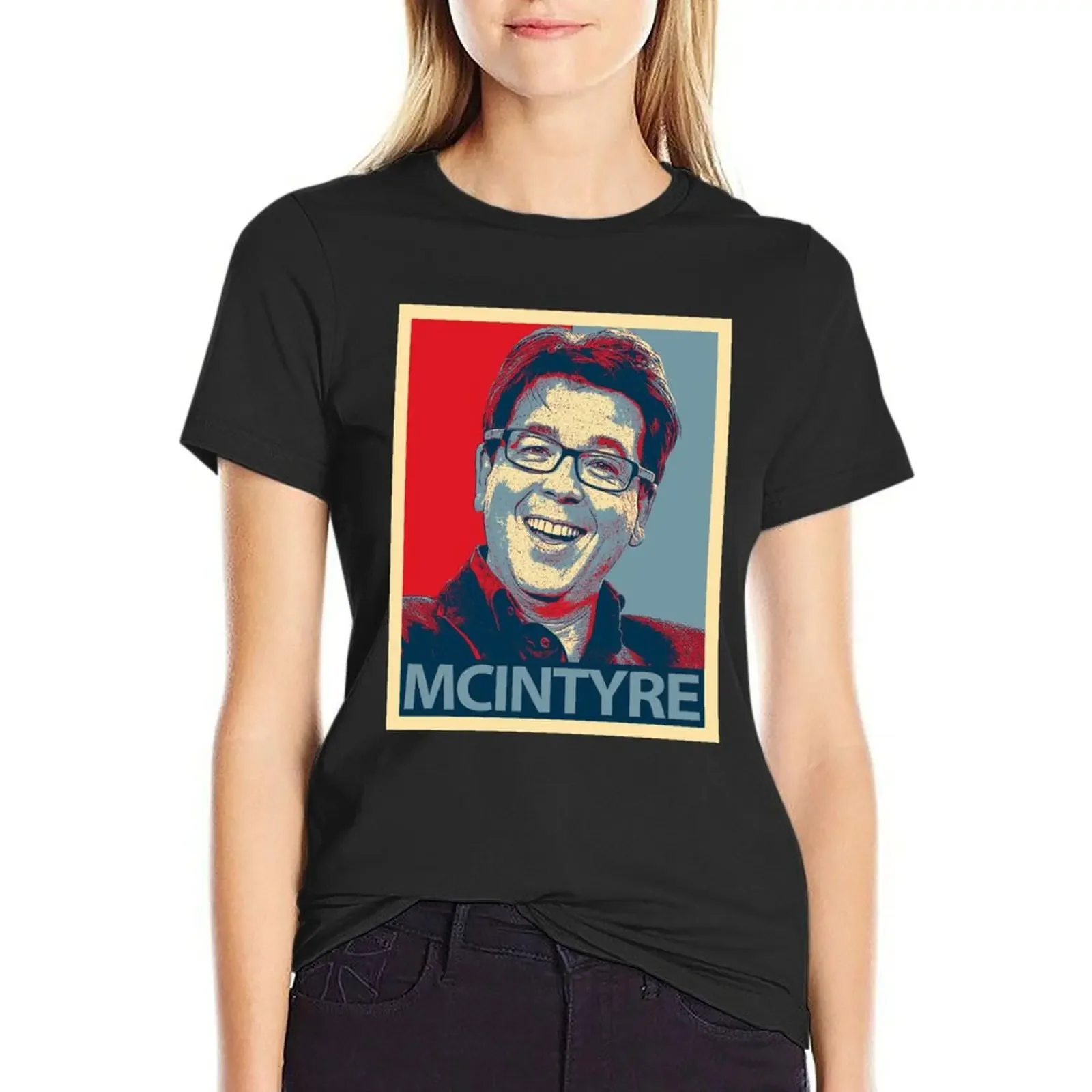 Michael Mcintyre T-shirt summer tops female t-shirt dress for Women long