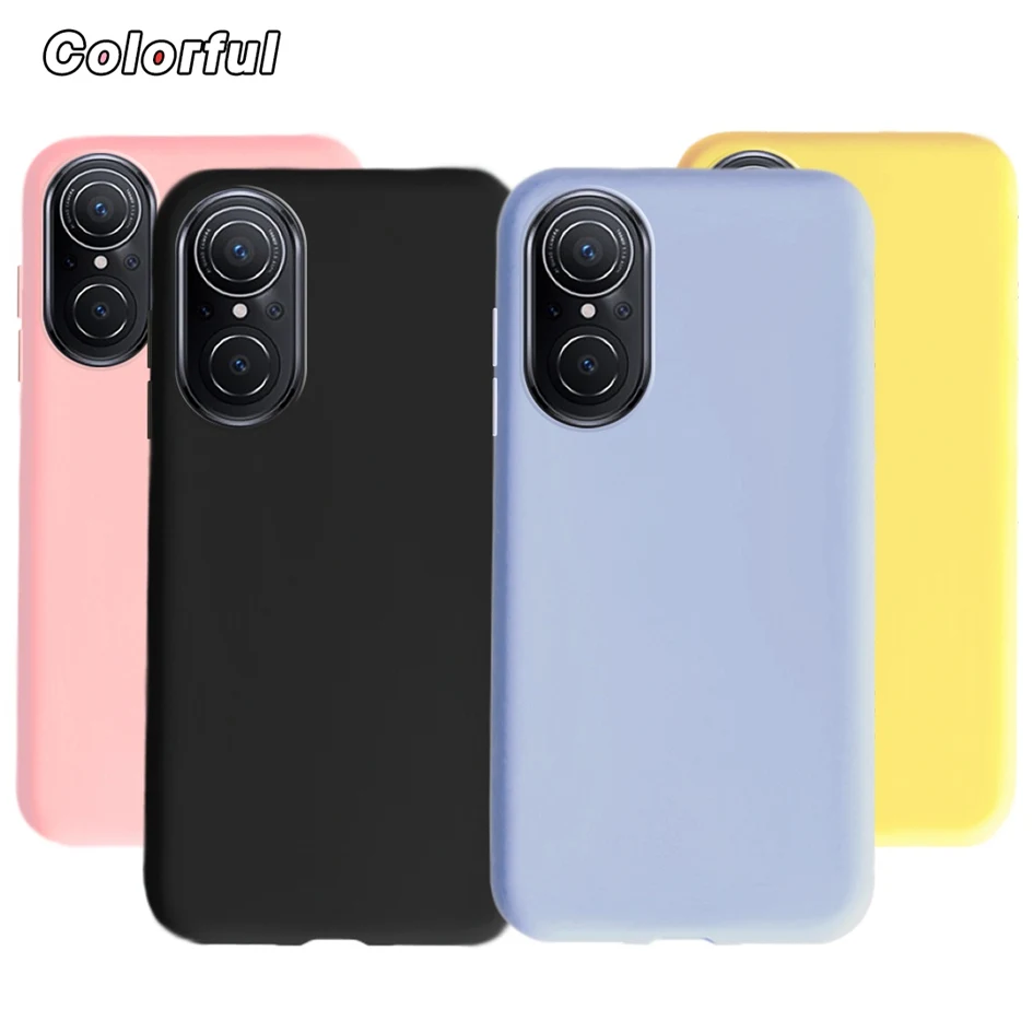 For Huawei Nova 9 SE Case Cute Candy Color Phone Cover For Huawei nova 9 Silicone Case Nova9 9 SE 9 SE Nova9SE 4G JLN-LX3 Bumper