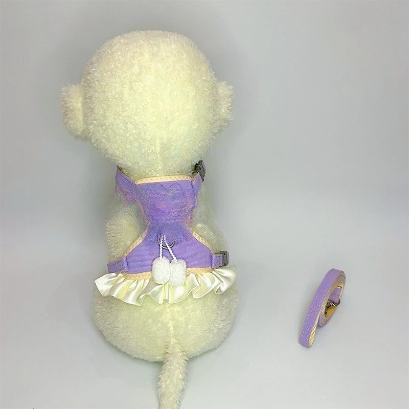 

Puppy Walking Harness Dog Leash Lightweight Collar Clip No-Pull Waterproof Durable Pet Reflective Adjustable Anti-Escape Harness