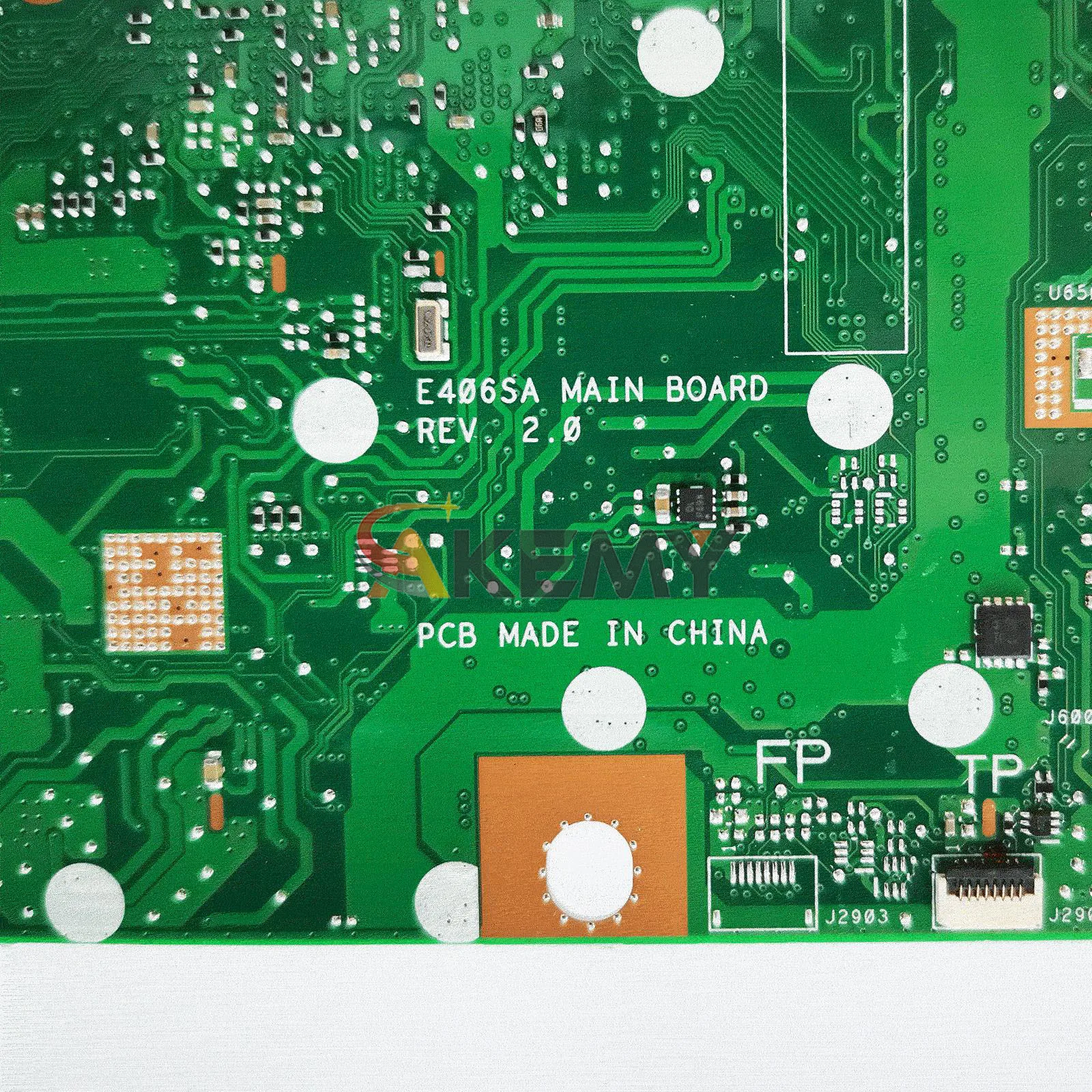 E406SA carte mère d'ordinateur portable pour ASUS EeeBook E406S E406SA E406SAS carte mère pour ordinateur portable avec CPU 100% tests OK expédition rapide stk