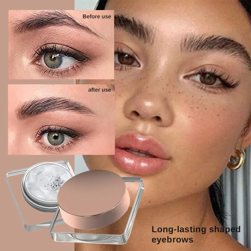 Savon à sourcils de marque privée, Gel carré aux acides aminés, cire coiffante à séchage rapide, maquillage végétalien, Logo personnalisé, vente en gros