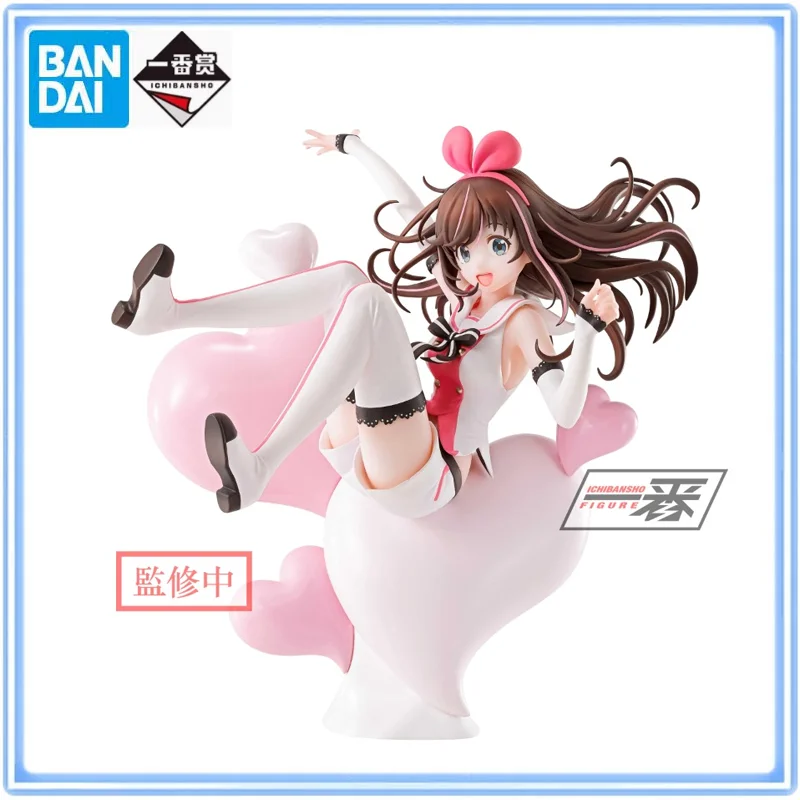 BANDAI Original Ichiban Kuji Virtual YouTuber Kizuna AI Anime Action Figures Model Desktop Decoration Gift