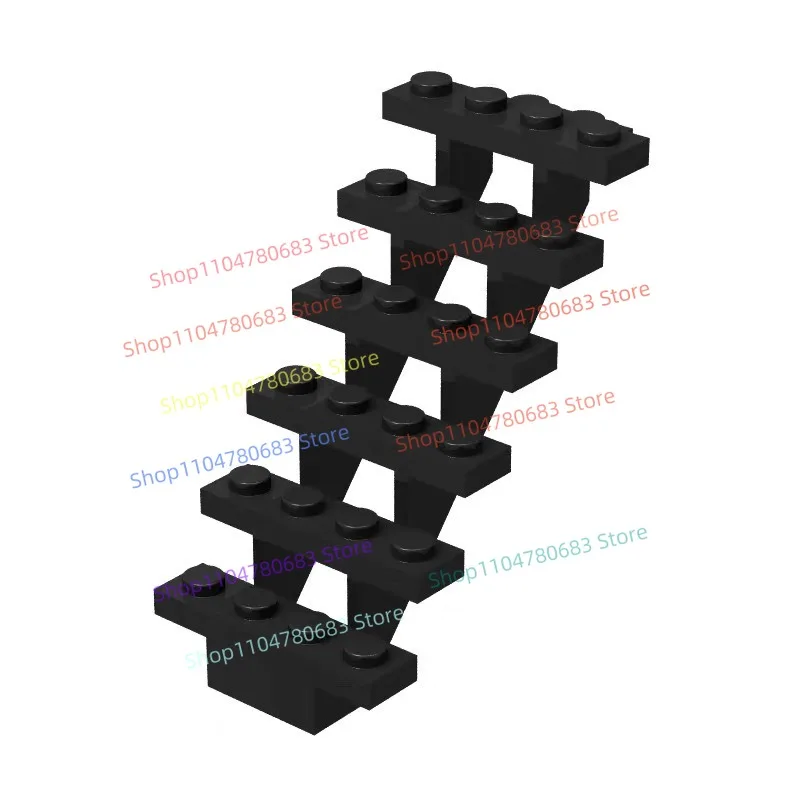 MOC ビルディングブロックは、ミニドールアクセサリー、階段、建物、家、おもちゃ、組み立て、接合と互換性があります。