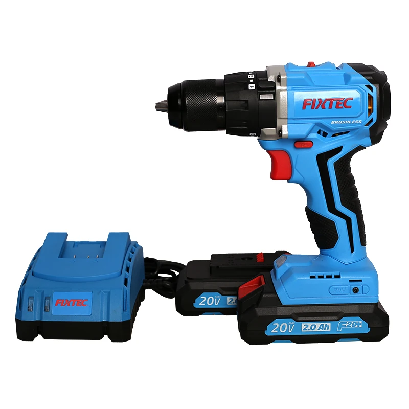 20v Cordless Brushless Drill Power Tool Set Lithium Ion Impact Drill Screwdriver With Battery Kit Combo view 5