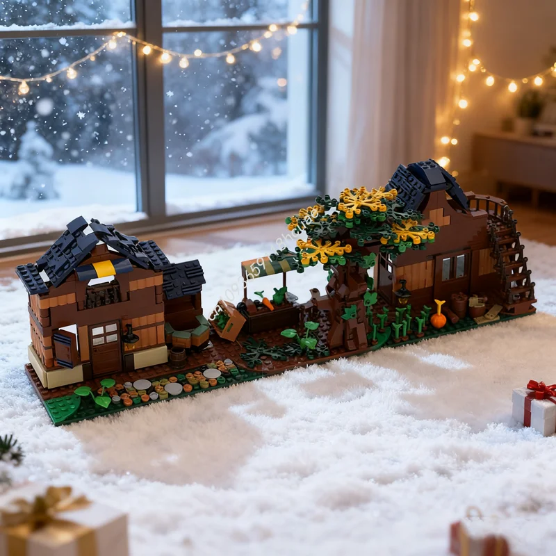 

759pcs MOC Medieval Street Alternative Build Model Building Blocks Construction Assemble Brick Kids Christmas Gift Toy Birthday