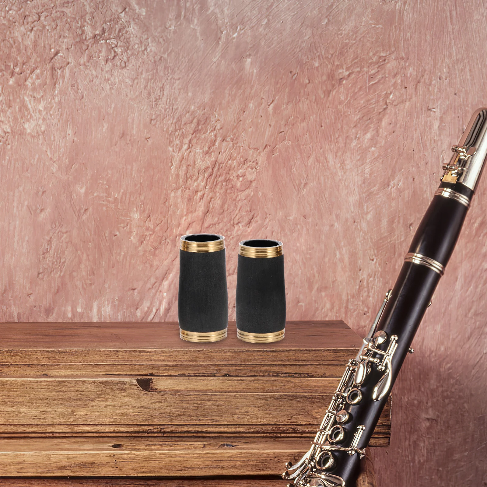 

1 Pair Clarinet Tuning Tube Colorful Barrel Replacement Accessory Compact Lightweight Durable Smooth Wind Instrument Part