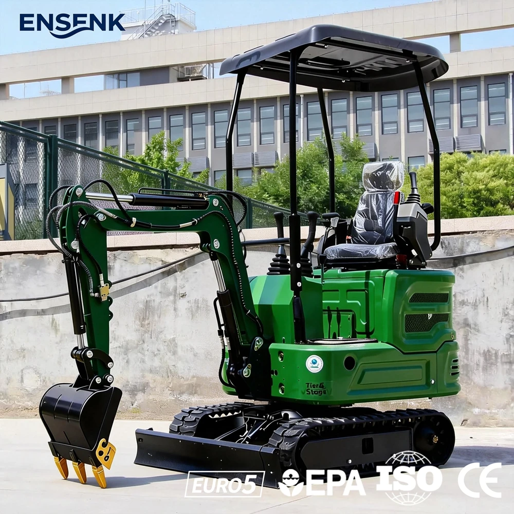 

Mini Excavator 1.0Ton 1.2Ton Agricultural Construction 1.5Ton 2.5Ton Kubota Engine Excavators Diesel Engine CE Fast Delivery