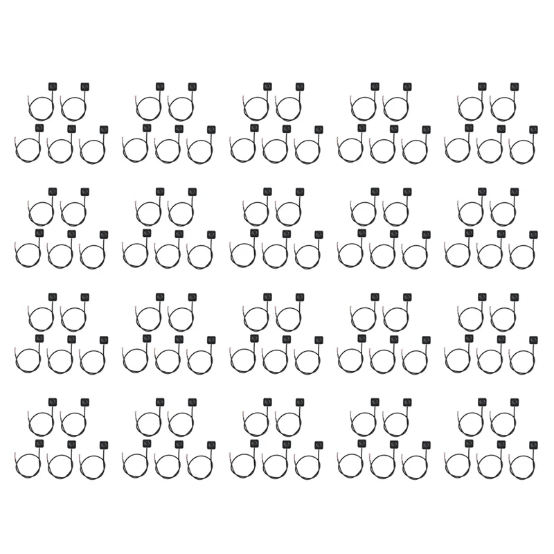 

ABRB-100Pcs Momentary Switch Momentary Push Button On Off Switch 12V 24V Surface Mount Mini Button Switch