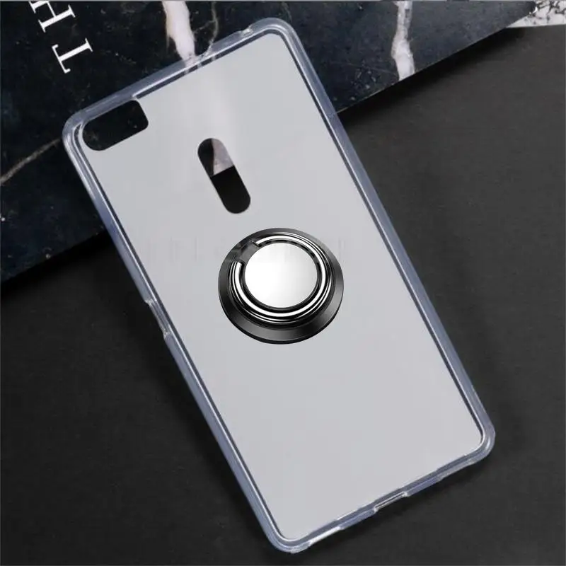 Nova moda capa completa para asus zenfone 3 ultra zu680kl a001 6.8 holder titular do anel de metal magnético tpu volta caso telefone