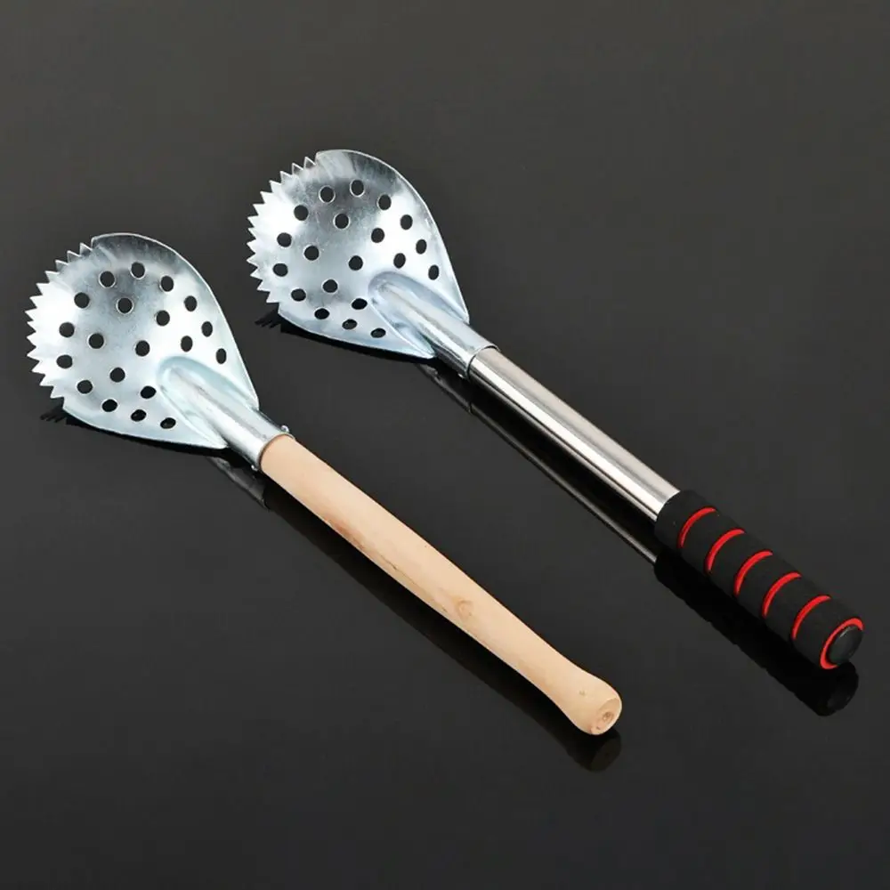 2024 Skimmer Ice Fishing Spoon Portable Comfortable Grip Ice Scoop Stainless Steel Effortless Skimmer Fishing Tools Tackle