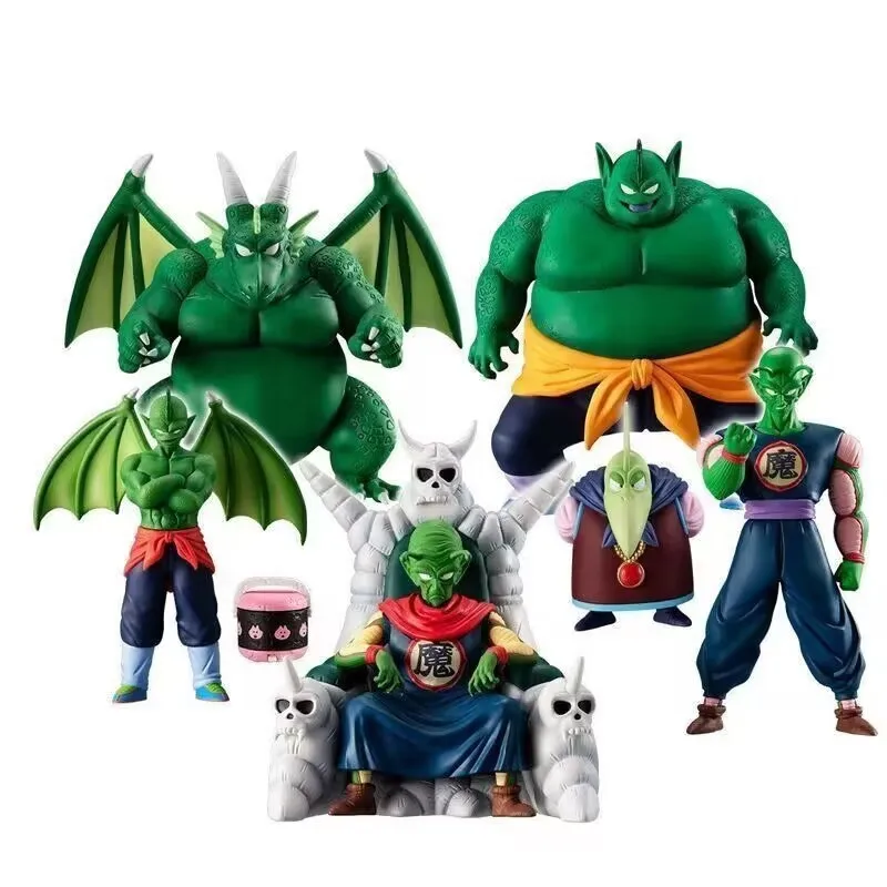 Figura de acción de Dragon Ball Z, Piccolo, Piano, tambor, platillo, 6 piezas, modelo de PVC, estatua, muñeca, adorno para habitación de colección, Juguetes