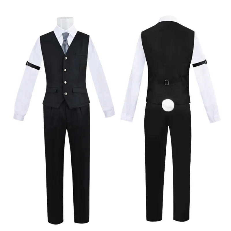 Game Love And Deepspace Xavier Cosplay Costume Xavier Cosplay Men Bunny Uniform Wig Suit Clothes Halloween Party Con Outfit