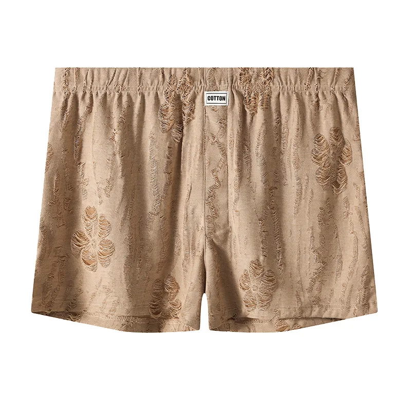 

Брюки Aro, мужские сексуальные боксеры, джинсы в стиле ретро, трусы с узором, дышащие свободные трусики, U-образная выпуклая сумка, штаны для сна, джинсовые брюки Aro