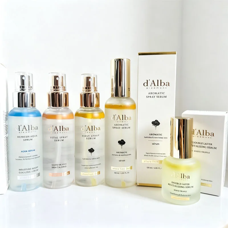 D' ALBA PIEDMONT Flight Attendant Spray Essence 120ml Toner 100ml Essence Liquid White Truffle Double Layer Essence Sunscreen