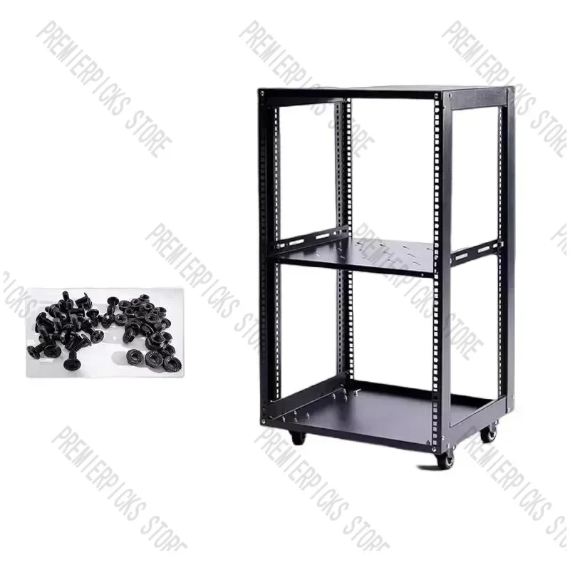 Simple Open Cabinet Mobile Audio Amplifier Aviation Case Support Rack