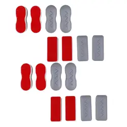 4 Pieces Toilet Lid Cushion Shock Absorber Toilet Cover Gasket Toilet Seat Buffers Seat Bumpers Universal Stopper for Hotel