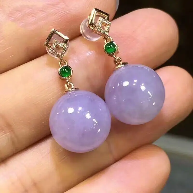 

High-end noble round bead earrings Internet celebrities sweet generous fashion trend personality simple temperament earrings