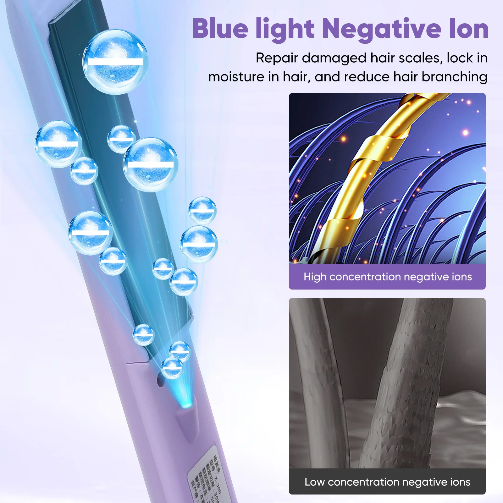 

Hair Straightener Curler Flat Iron 5 Temperature Settings Portable Styling Tool Us Plug Hair Straightener Flat Iron