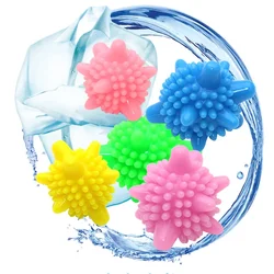 1pcs Laundry Balls Reusable Home Washing Machine Clothes Softener Starfish Shaped Remove Dirt Clean PVC Solid Laundry Balls