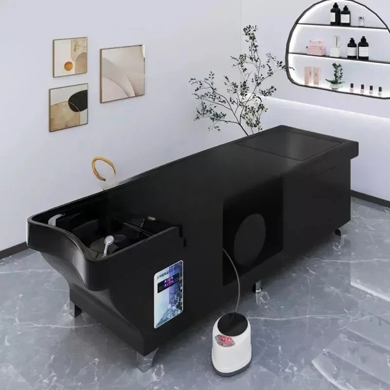 

Portable Hair Washing Bed Stylist Water Circulation Water Storage Shampoo Sink Chair Behandelstoel Furniture MQ50SC