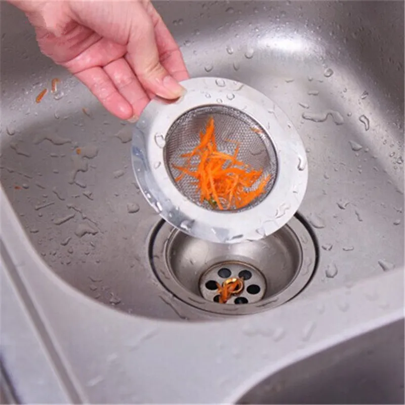 Small Kitchen Hair Sink Filter Floor Hole Basket Waste Garbage Strainer Steel Stopper High Quality Accessories