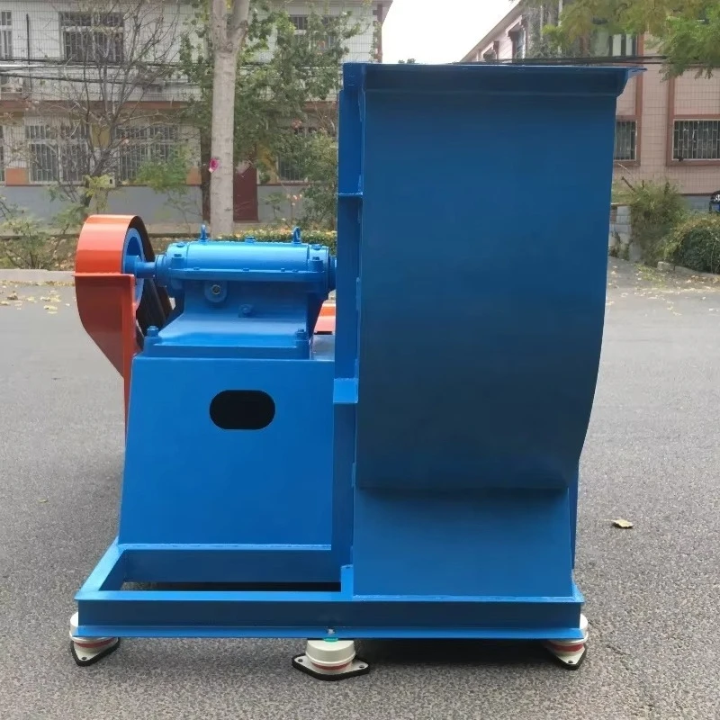 China Manufacturer Wholesale Good-quality High Efficiency and Low Power Belt Driven Industrial Centrifugal Blower Fan view 3