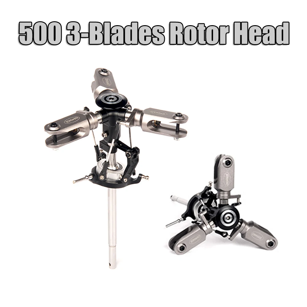 JDHMBD 500 helicopter Three Four Five Blade Main Rotor head Set  for Align GARTT ALZRC Tarot 500 Spare parts RC Helicopter