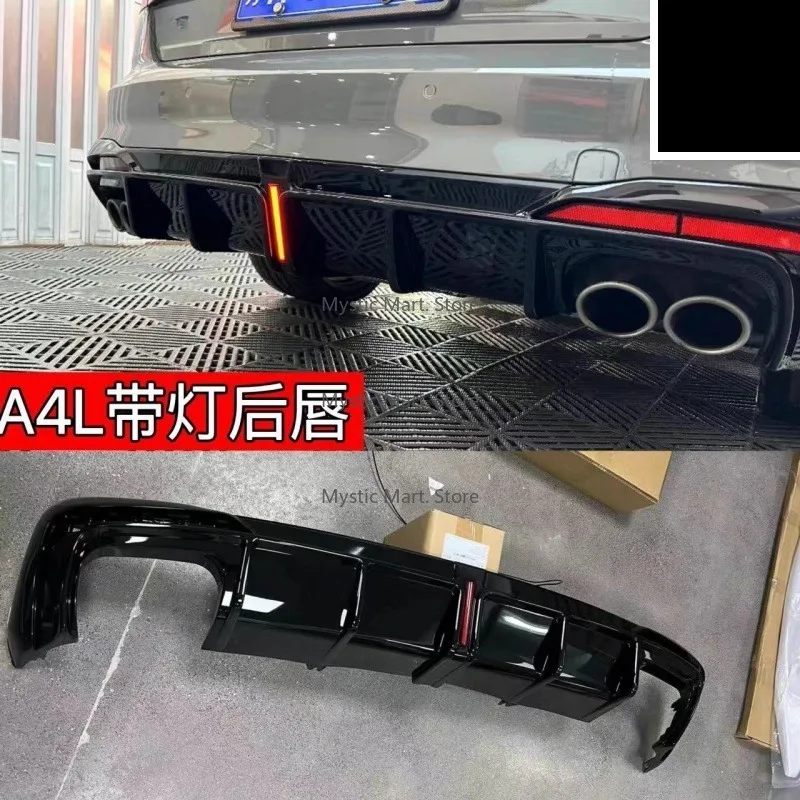 

Suitable for 2017-2021 Ad A3/A4L/A5/A6/A7 modified S-style rear lip with LED rear spoilers