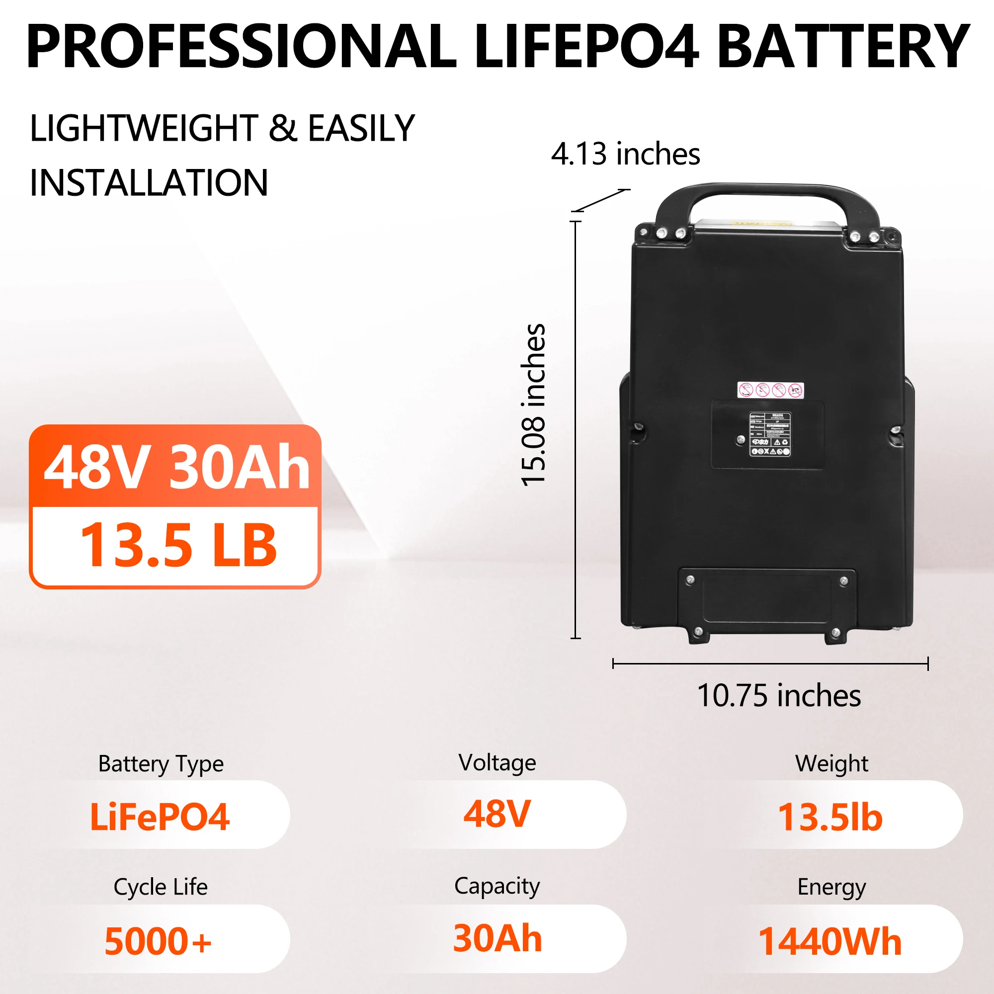 48V 30Ah Lithium Battery for Big Joe LPT40 LPT44 Electric Pallet Truck Jack